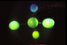 Hologram of Methane Molecule